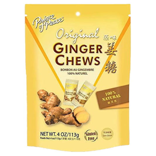 GINGER CHEWS 4 oz