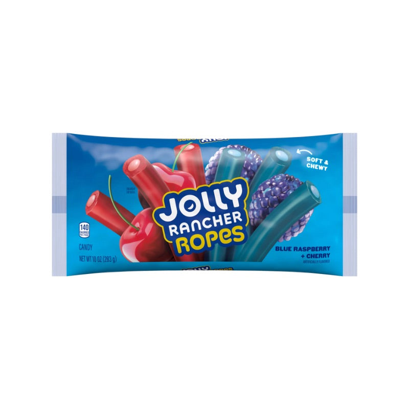 JOLLY RANCHER ROPES BLUE RASPBERRY + CHERRY 10oz