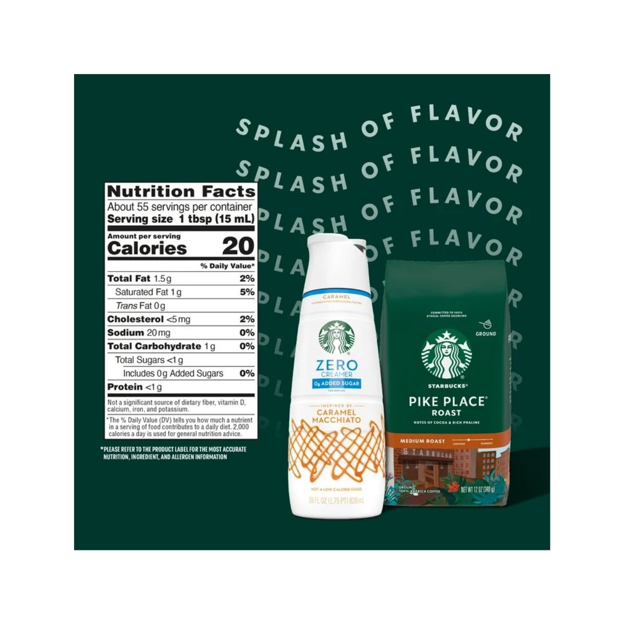 STARBUCKS ZERO SUGAR CARAMEL MACCHIATO 28FL