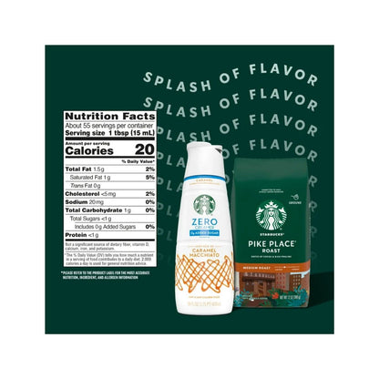 STARBUCKS ZERO SUGAR CARAMEL MACCHIATO 28FL