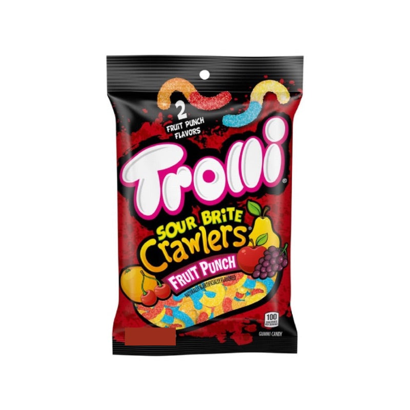 TROLLI SOUR BRITE CRAWLERS FRUIT PUNCH
