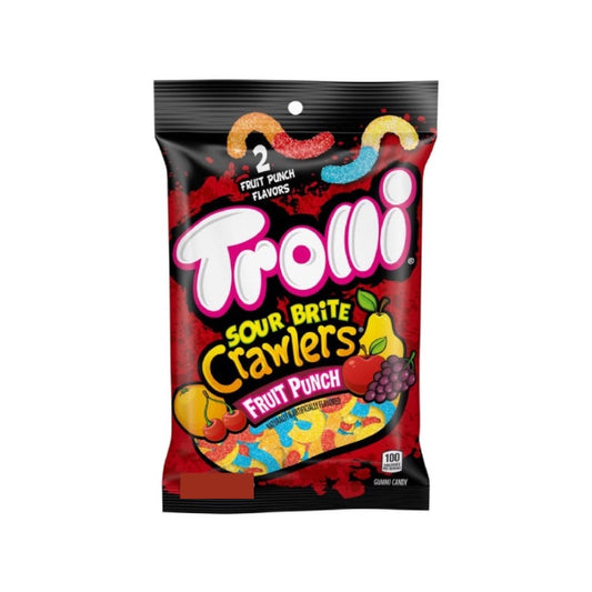 TROLLI SOUR BRITE CRAWLERS FRUIT PUNCH