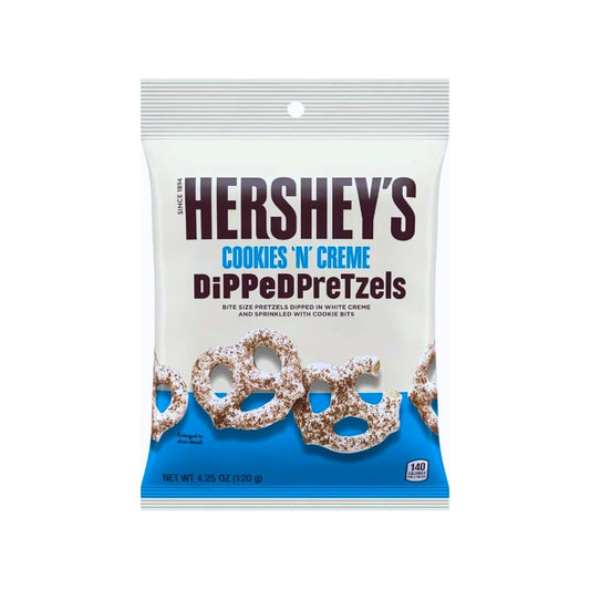 HERSHEY'S COOKIES N' CREME DIPPEDPRETZELS
