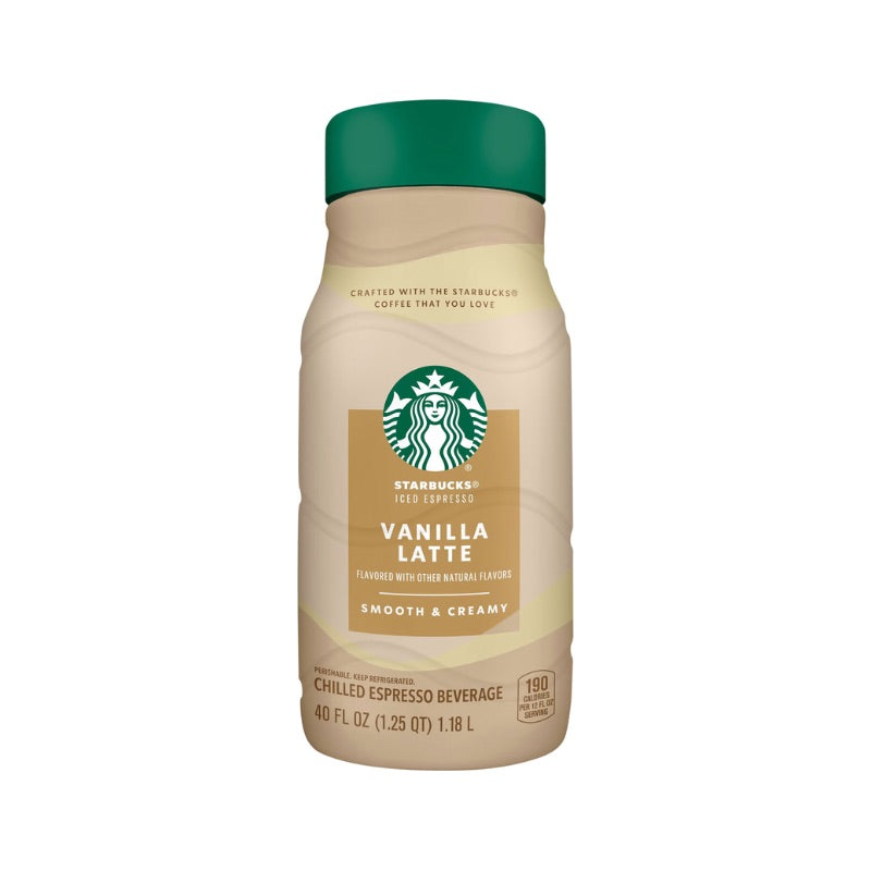 STARBUCKS VANILLA LATTE 40oz