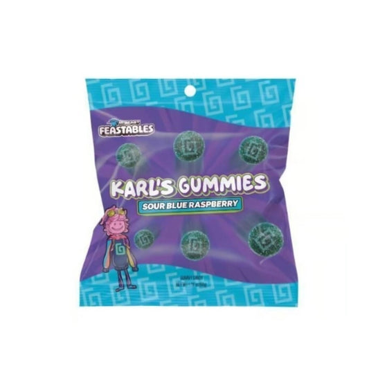 KARLS GUMMIES SOUR BLUE RASPBERRY