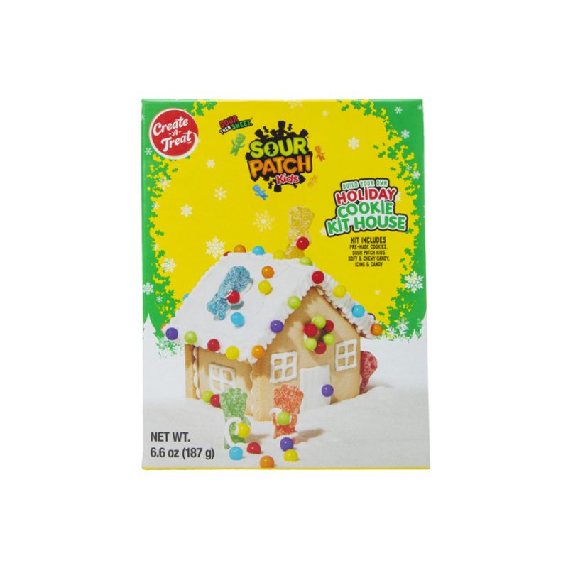 HOLIDAY COOKIE KIT HOUSE SOUR PATCH 6.6oz