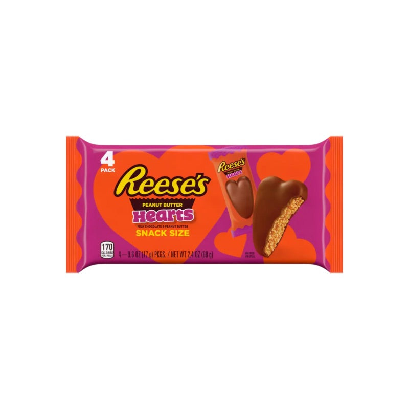 REESES HEART 4 PACK