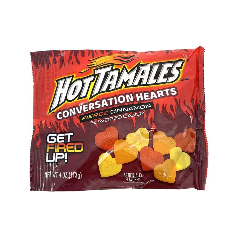 HOT TAMALES CONVERSATION HEARTS 4oz