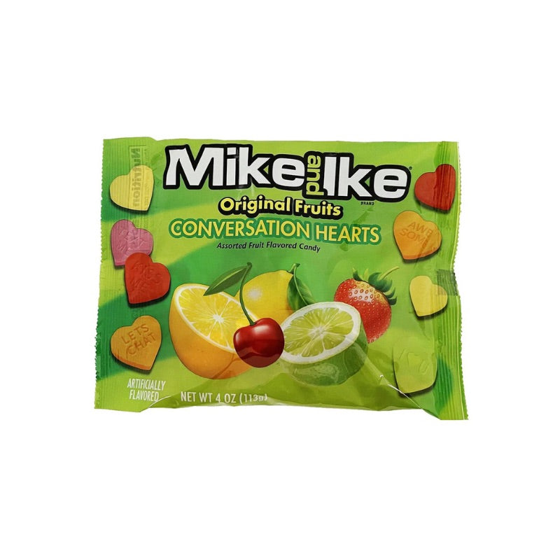 MIKE AND MIKE CONVERSATION HEARTS 4oz