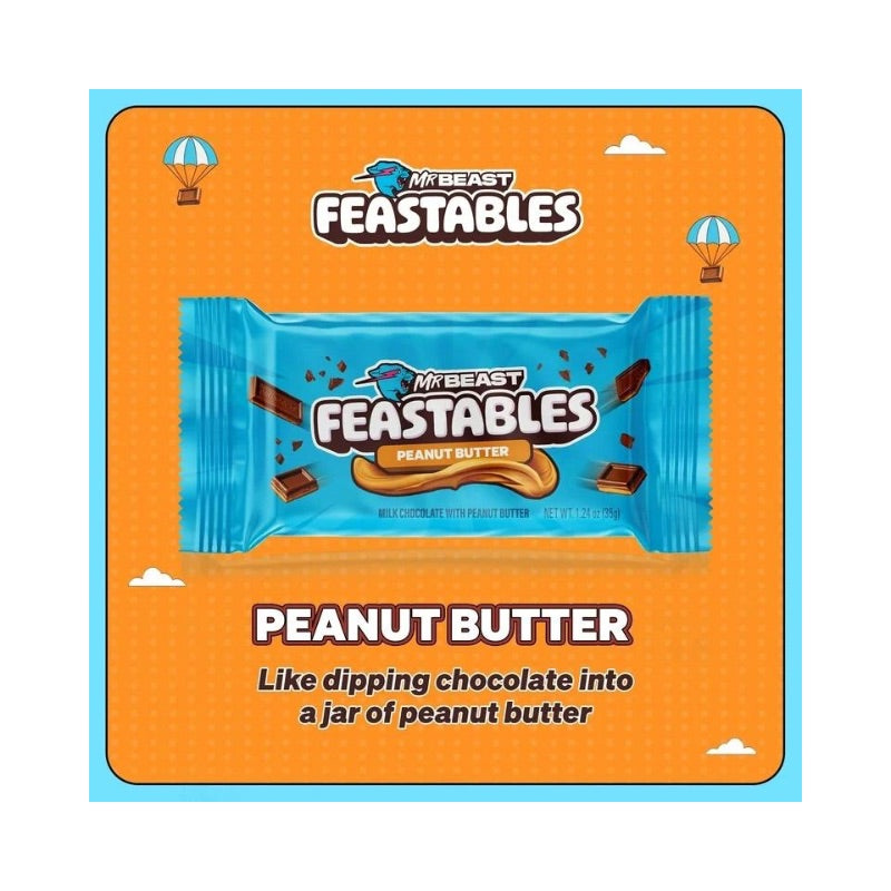 FEASTABLES PEANUT BUTTER 1.24oz