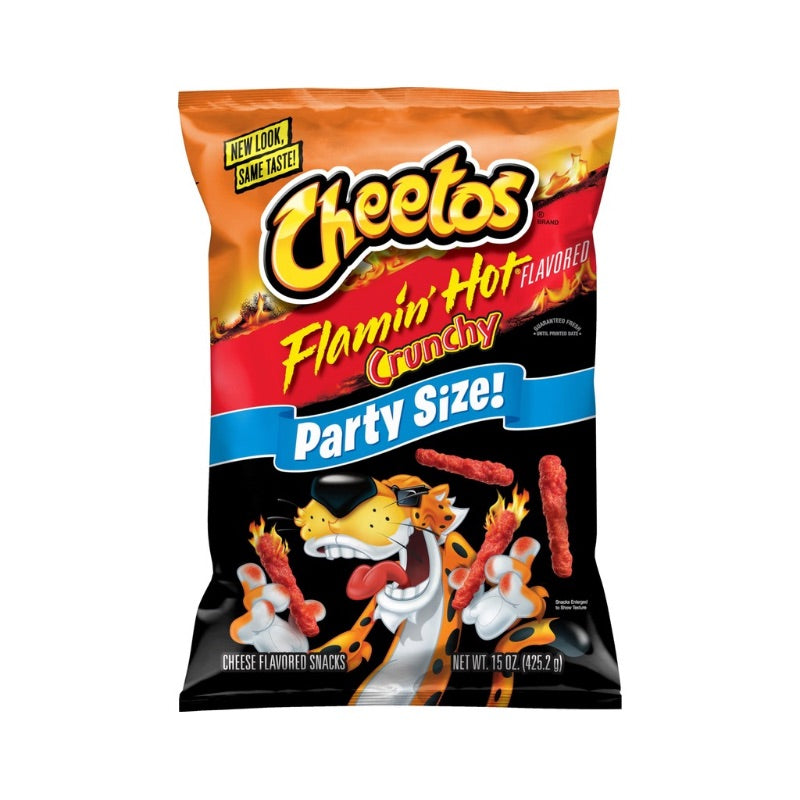 CHEETOS FLAMIN HOT CRUNCHY PARTY SIZE 15oz