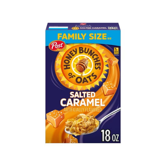 CEREAL HONEY BUNCHES OF OATS SALT CARAMEL