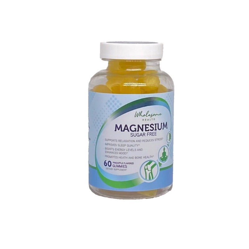 WHOLESOME MAGNESIUM SUGAR FREE 60 Gummies