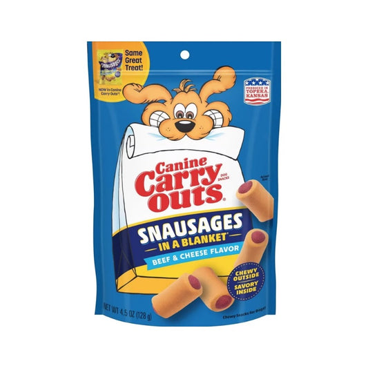 CANINE CARRY OUTS SNAUSAGES 4.5 oz