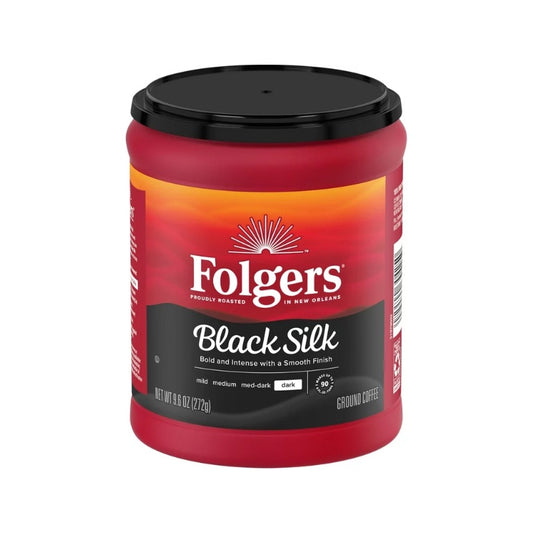 FOLGERS BLACK SILK 9.6oz