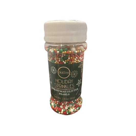 HOLIDAY SPRINKLES CHRISTMAS GLITTER PEARLS