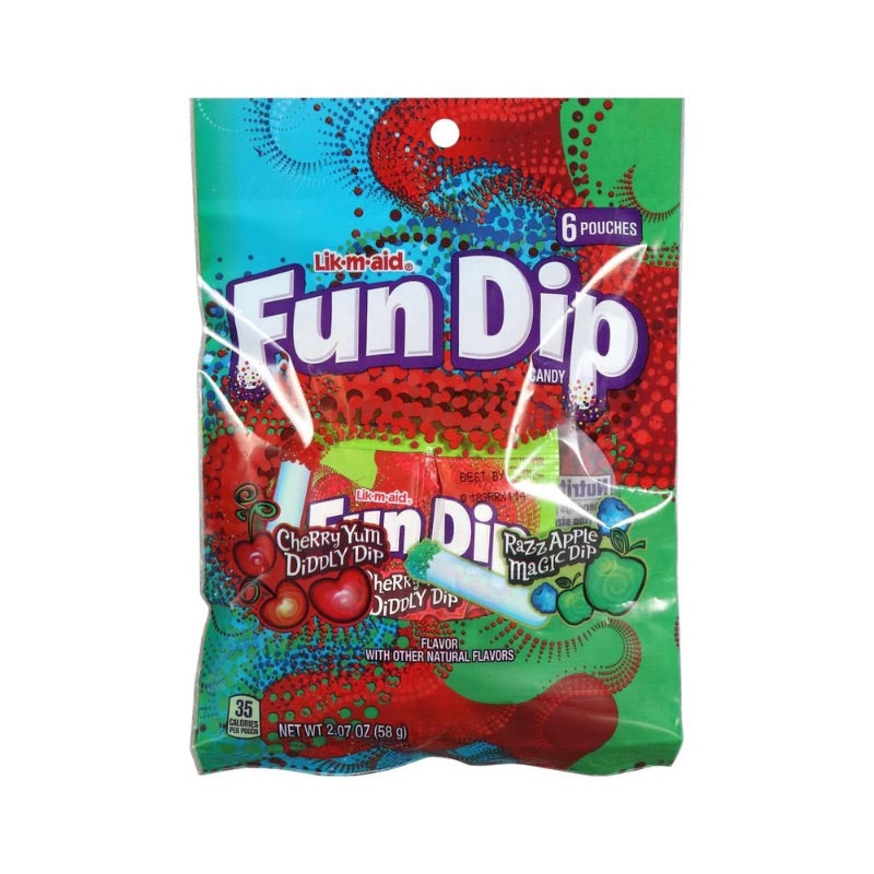 FUN DIP CHERRY YUM / RAZZ APPLE 6 pouches