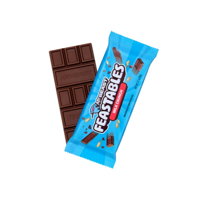 FEASTABLES MILK CRUNCH CHOCOLATE 2.1 oz