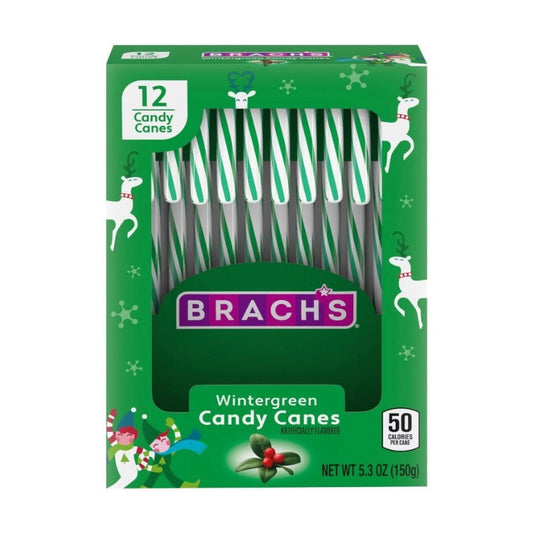 CANDY CANES BRACH WINTERGREEN