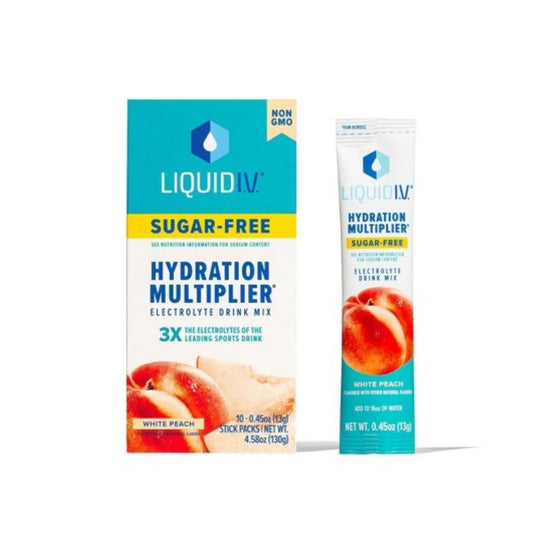 LIQUID IV SUGAR FREE WHITE PEACH