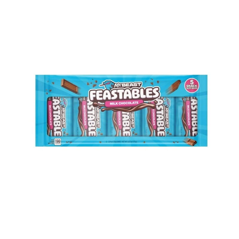 FEASTABLES PACK 5 MILK CHOCOLATE 1.5