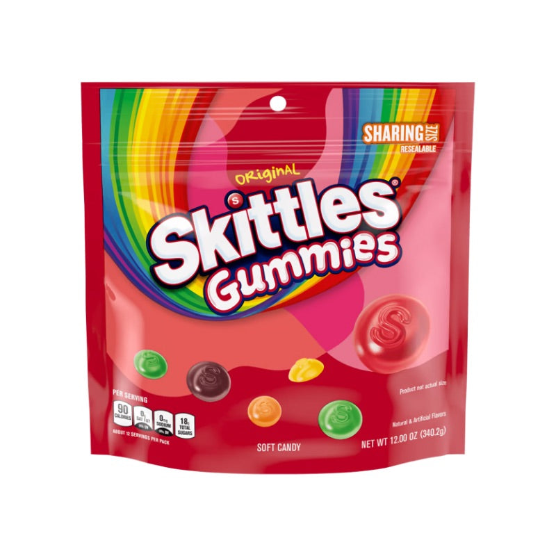 SKITTLES GUMMIES ORIGINAL 12oz