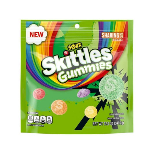 SKITTLES SOUR GUMMIES 12oz