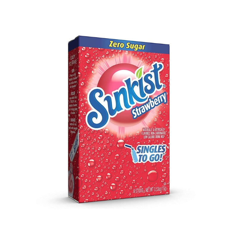 SUNKIS SINGLES TO GO STRAWBERRY  6 STICKS