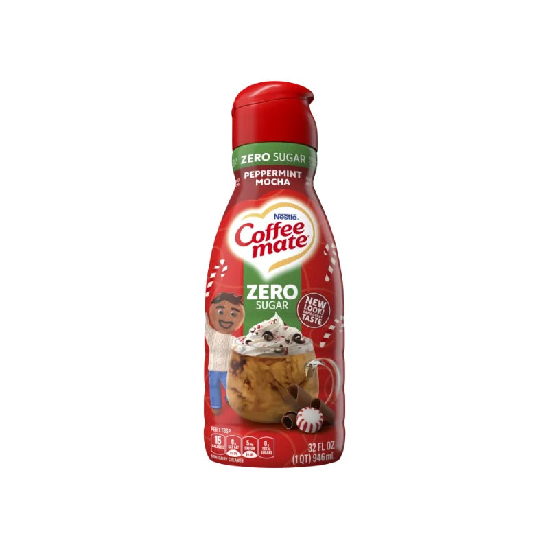 COFFEE MATE PEPPERMINT MOCHA ZERO SUGAR 32 FL