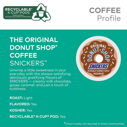 DONUT SNICKERS  10 k-cups