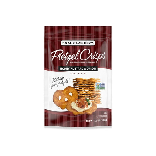 PRETZEL CRISPS HONEY MUSTARD &ONION