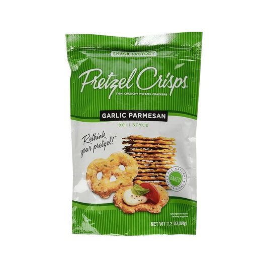 PRETZEL CRISPS GARLIC PARMESAN
