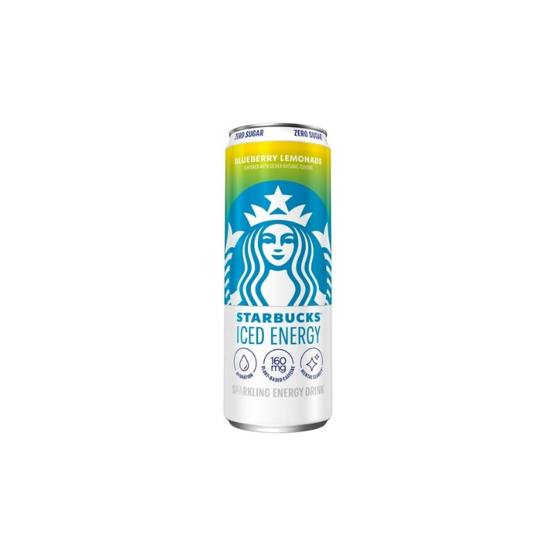 STARBUCKS ICED ENERGY BLUEBERRY LEMONADE ZERO SUGAR