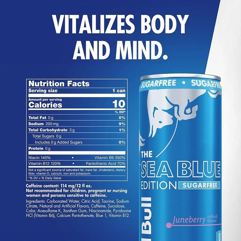 RED BULL JUNEBERRY ZERO SUGAR 8 oz