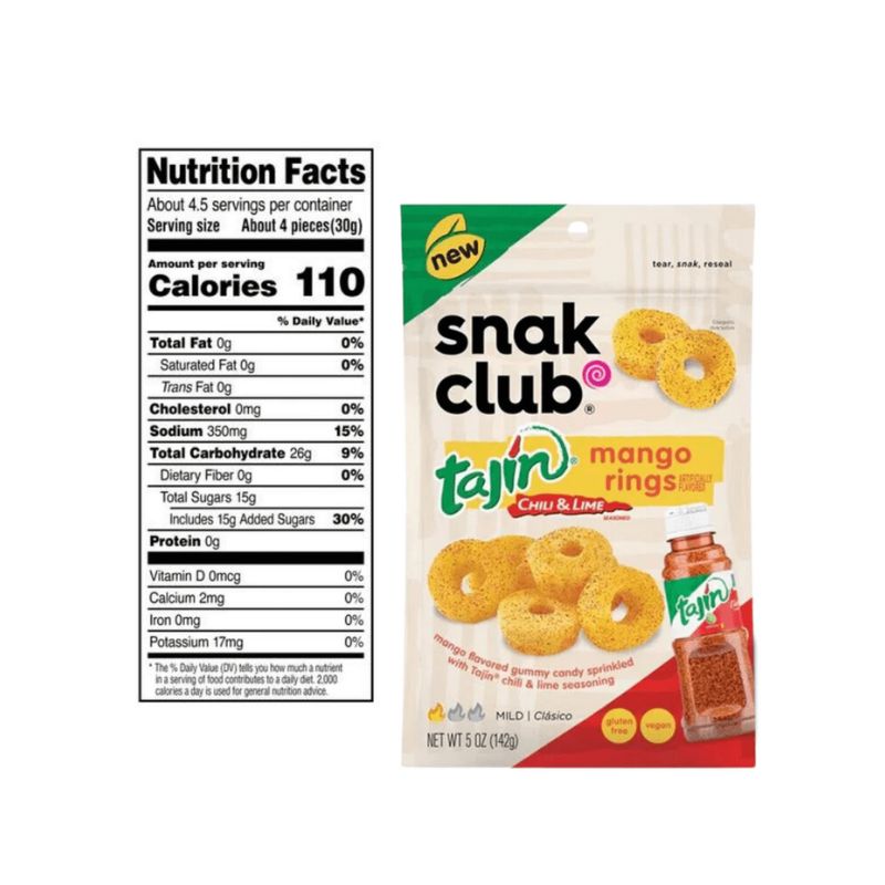 SNAK CLUB MANGO RINGS