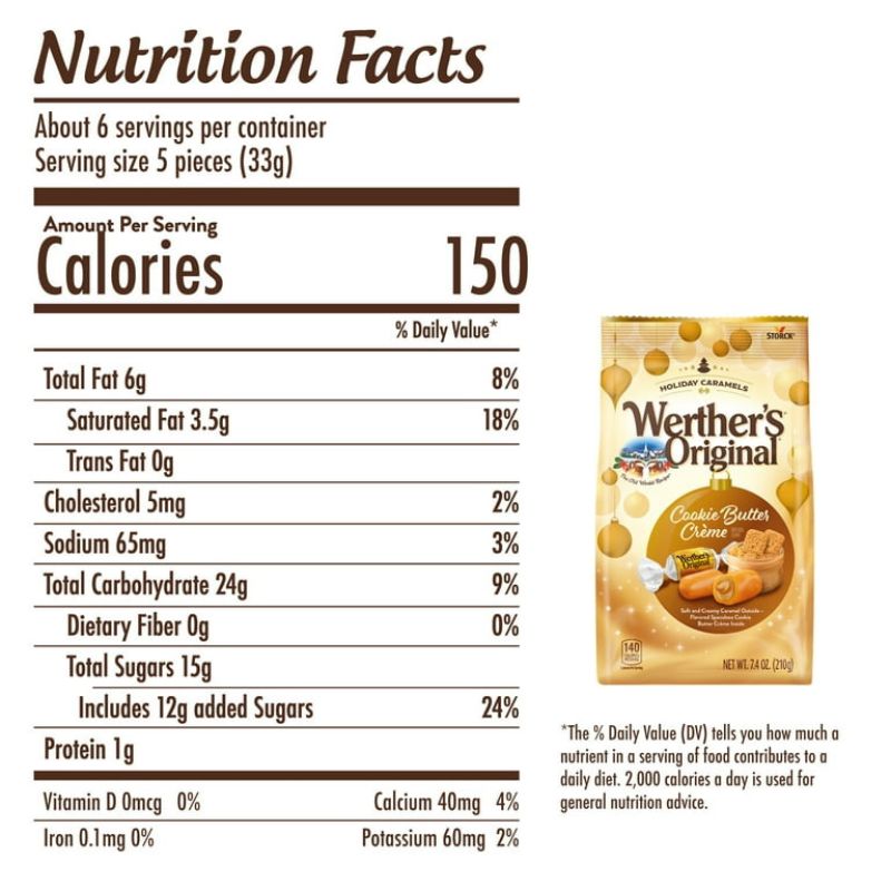 WERTHERS ORIGINAL COOKIE BUTTER