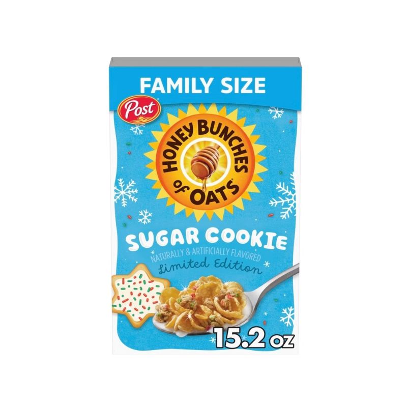 CEREAL FAMILY SIZE HONEY BUNCHES OF OATS SUGAR COOKIE