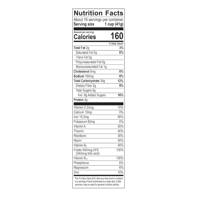 CEREAL SUGAR COOKIE TOAST CRUNCH FAMILY SIZE