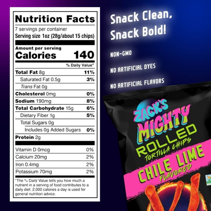 ZACK'S MIGHTY ROLLED CHILE LIME