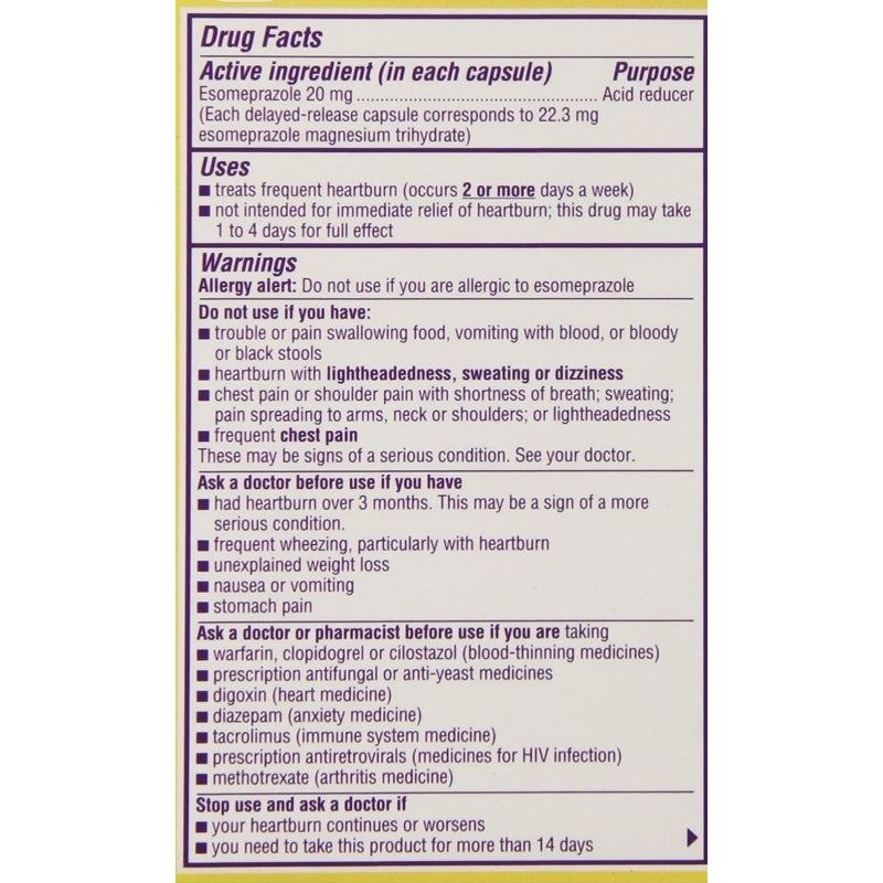 NEXIUM CLEAR MINIS  14 CAPSULES